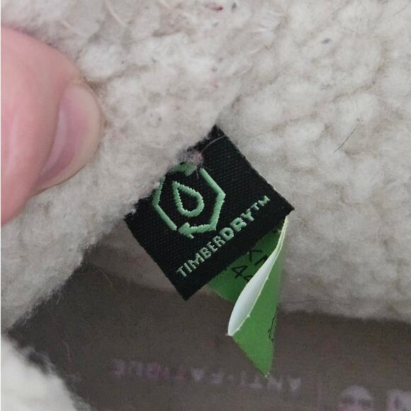 Timberland Women's Light Pink Jayne Waterproof Fold Down Boot sz 7M Fleece Basic - Picture 2 of 9